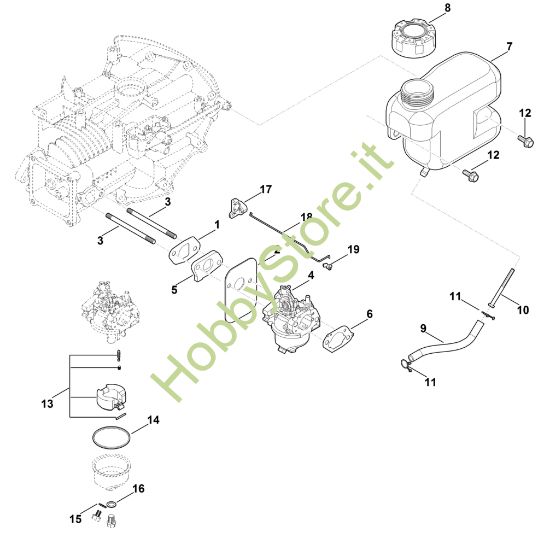 Picture of G - Sistema di alimentazione carburante EVC 200.1 (EVC200-0002)